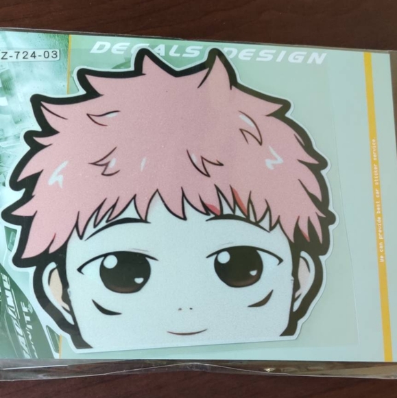 Yuji Jujutsu Kaisen Car Sticker Anime - Picture 2 of 4